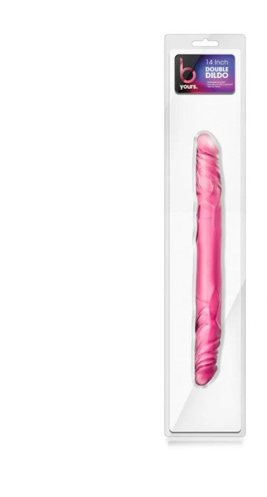 B Yours 18 in. Double Dildo Pink