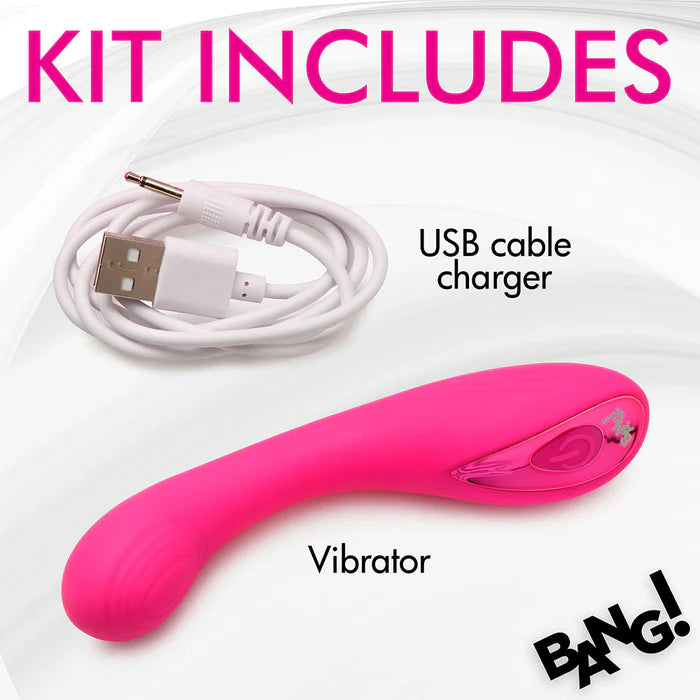 BANG! G-Spot Silicone Vibrator Pink
