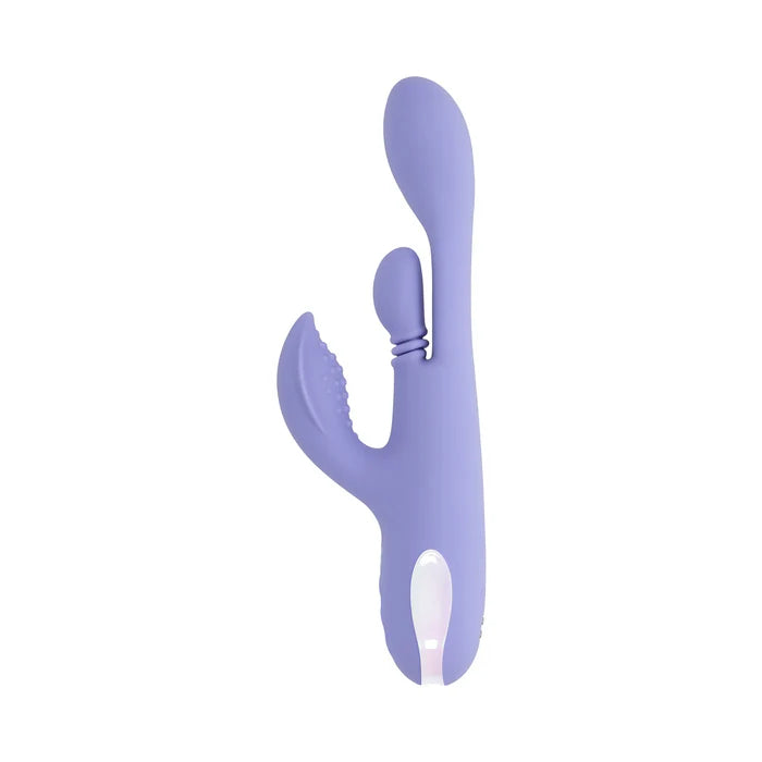 Playboy Nubbin Rubbin Rechargeable Dual Stimulator Vibe Silicone Purple