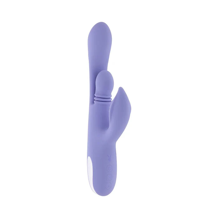 Playboy Nubbin Rubbin Rechargeable Dual Stimulator Vibe Silicone Purple