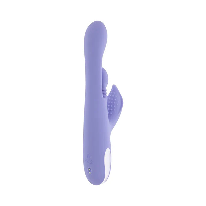 Playboy Nubbin Rubbin Rechargeable Dual Stimulator Vibe Silicone Purple