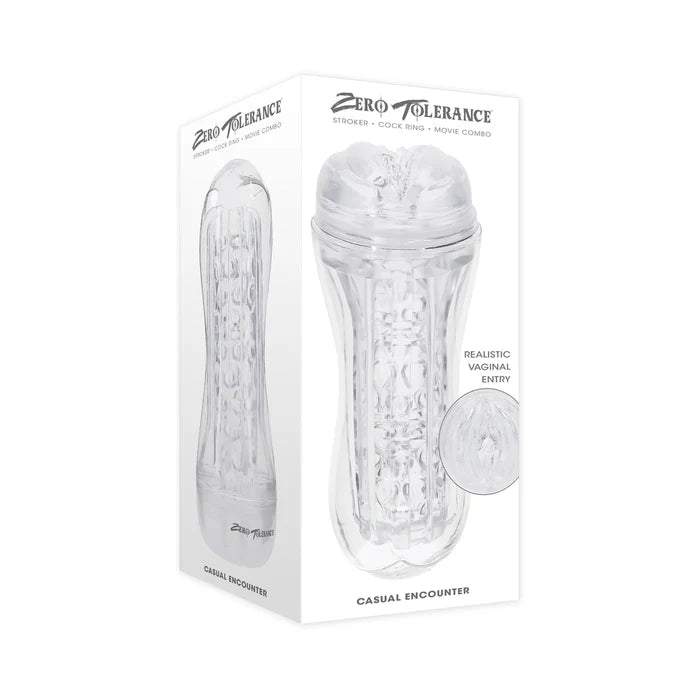 Zero Tolerance Casual Encounter Stroker Masturbator TPE Clear