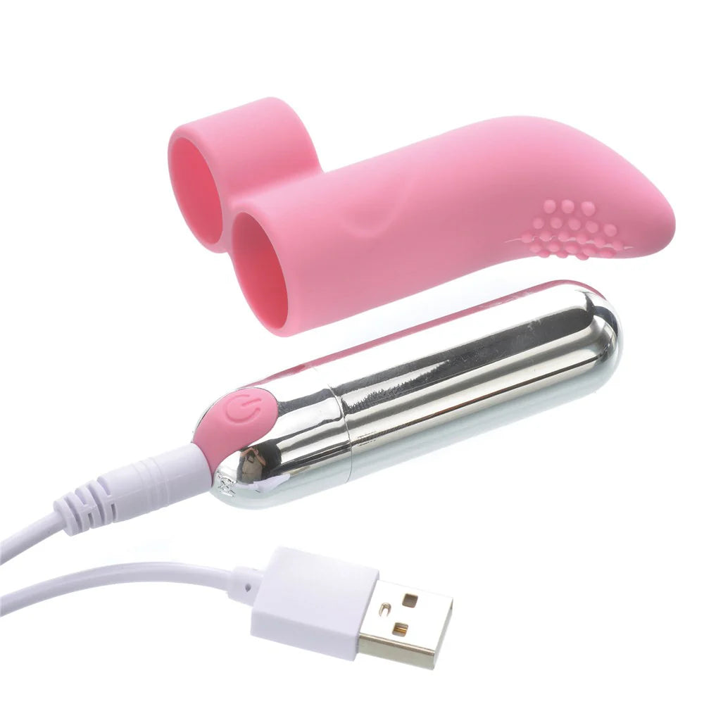 Adam & Eve Silicone Rechargeable Finger Vibe
