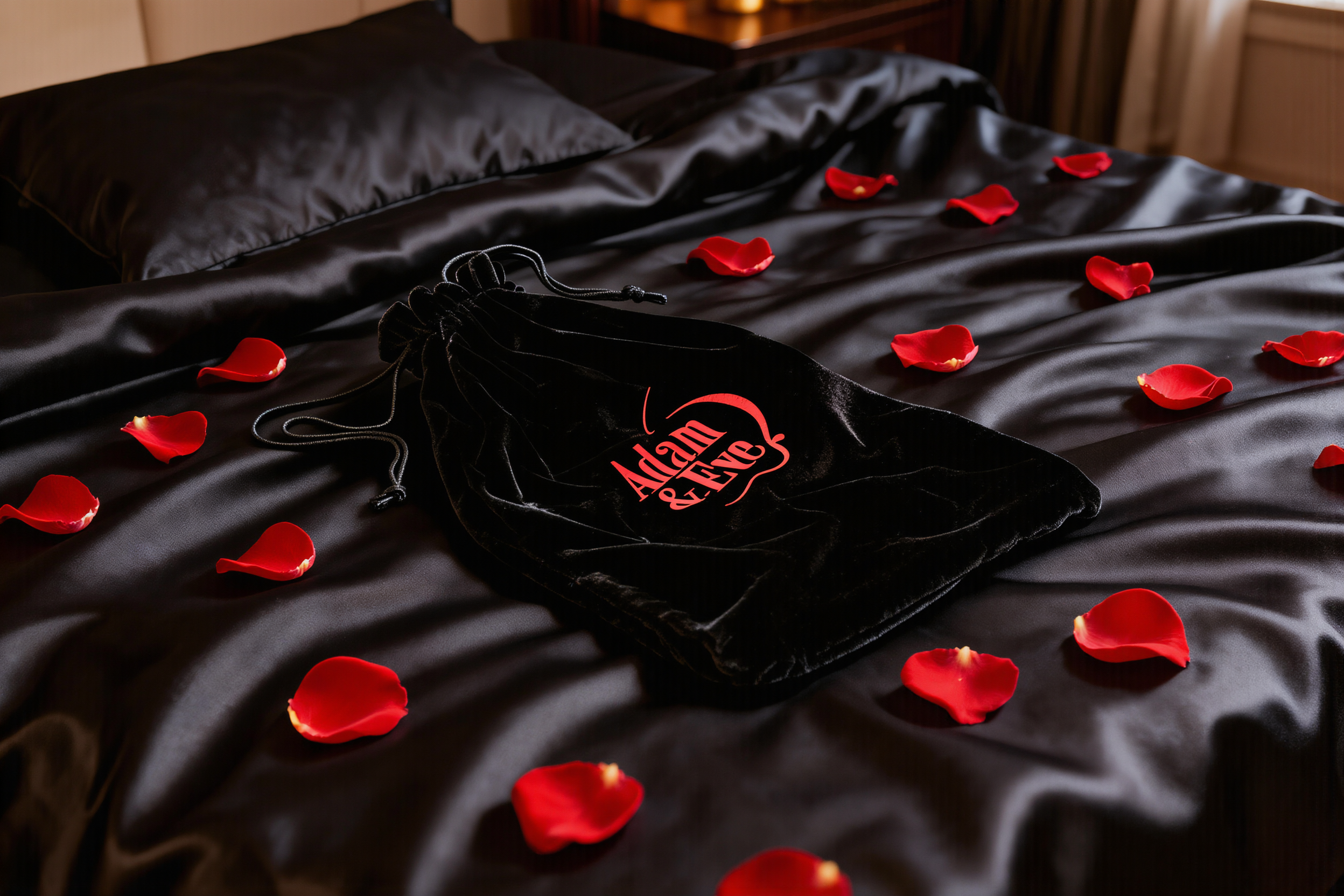 Adam & Eve Velvet Storage Bag