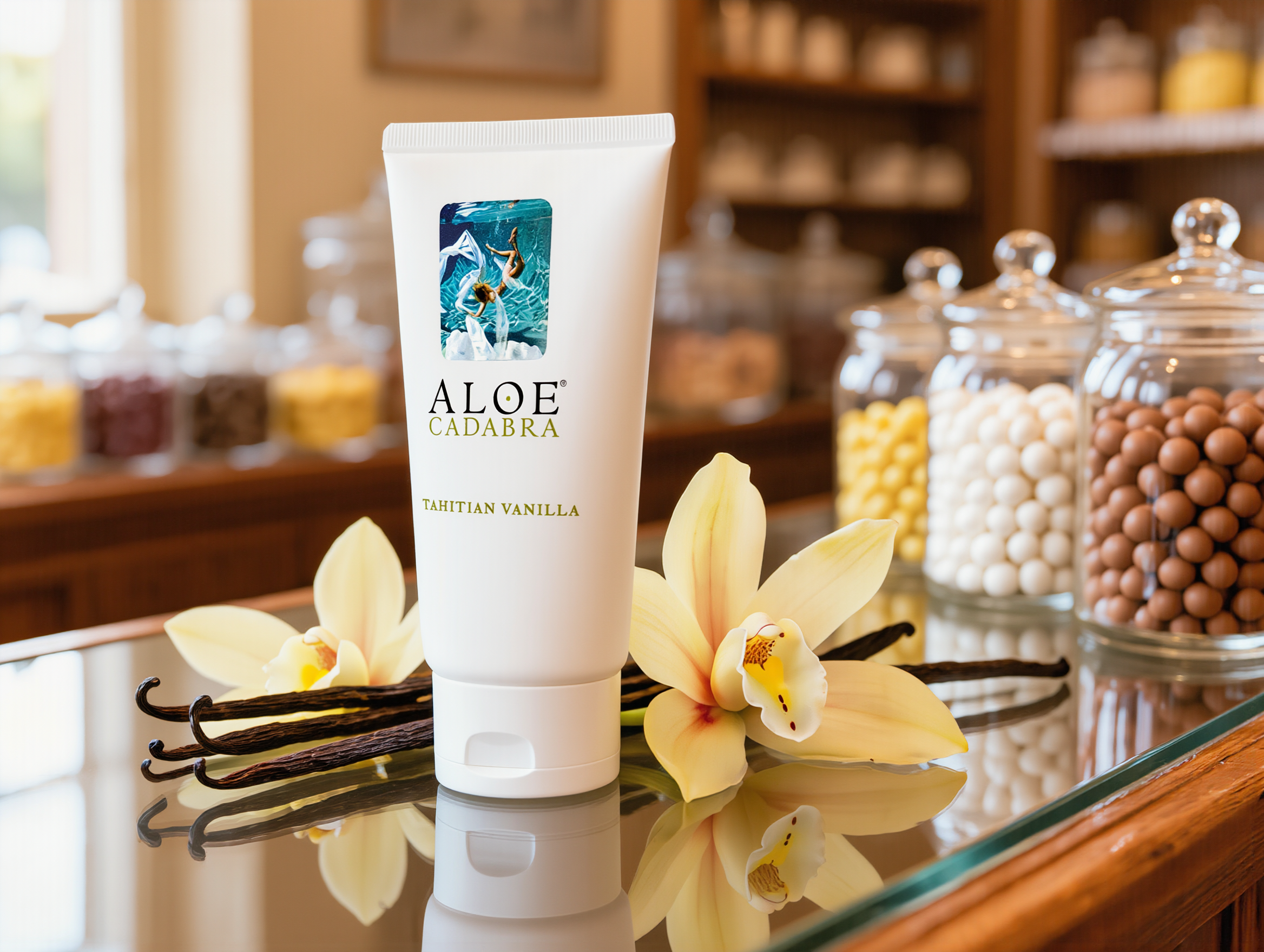 Aloe Cadabra Tahitian Vanilla Aloe Lubricant 2.5 oz.