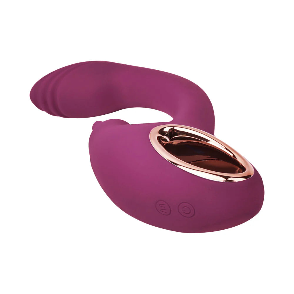 Adam & Eve Rose Gold Clit Tickler Dual Stimulating Vibrator
