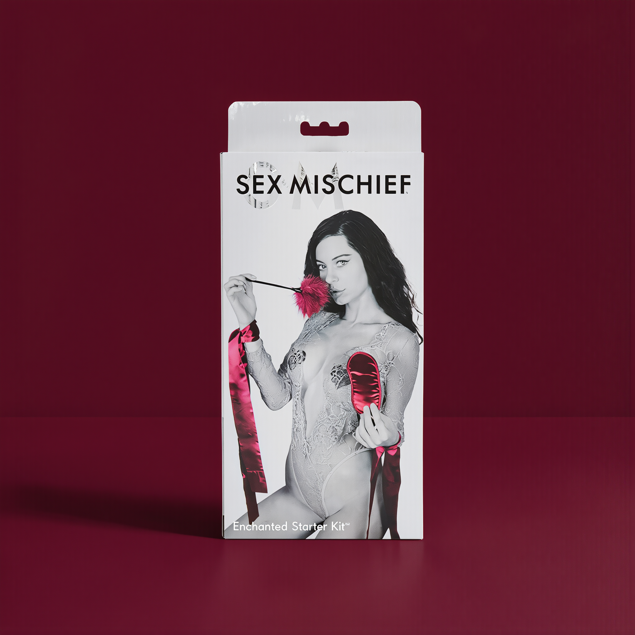 Sportsheets Sex & Mischief Enchanted 4-Piece Starter Kit Burgundy