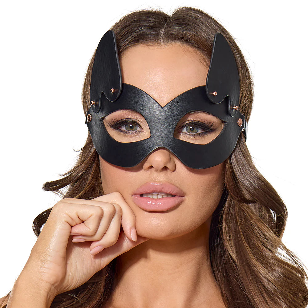 Coquette Pleasure Mask Black