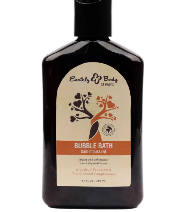 Earthly Body At Night Aphrodisiac Bubble Bath Grapefruit Sandalwood 8.4 oz