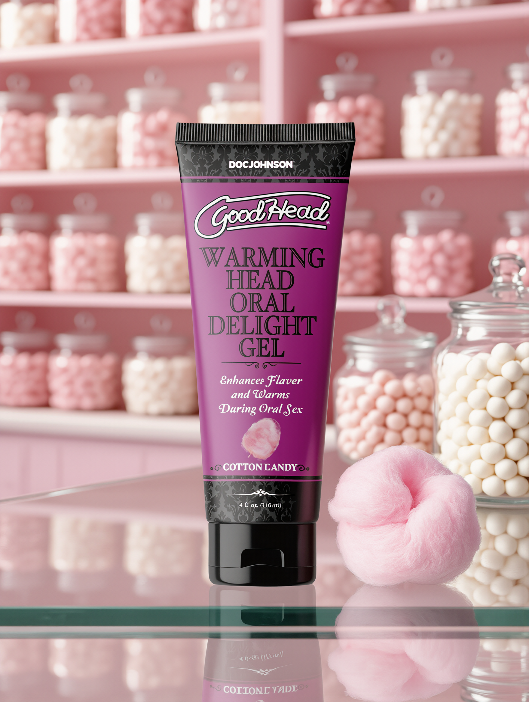 GoodHead Warming Head Oral Delight Gel Cotton Candy 4 oz