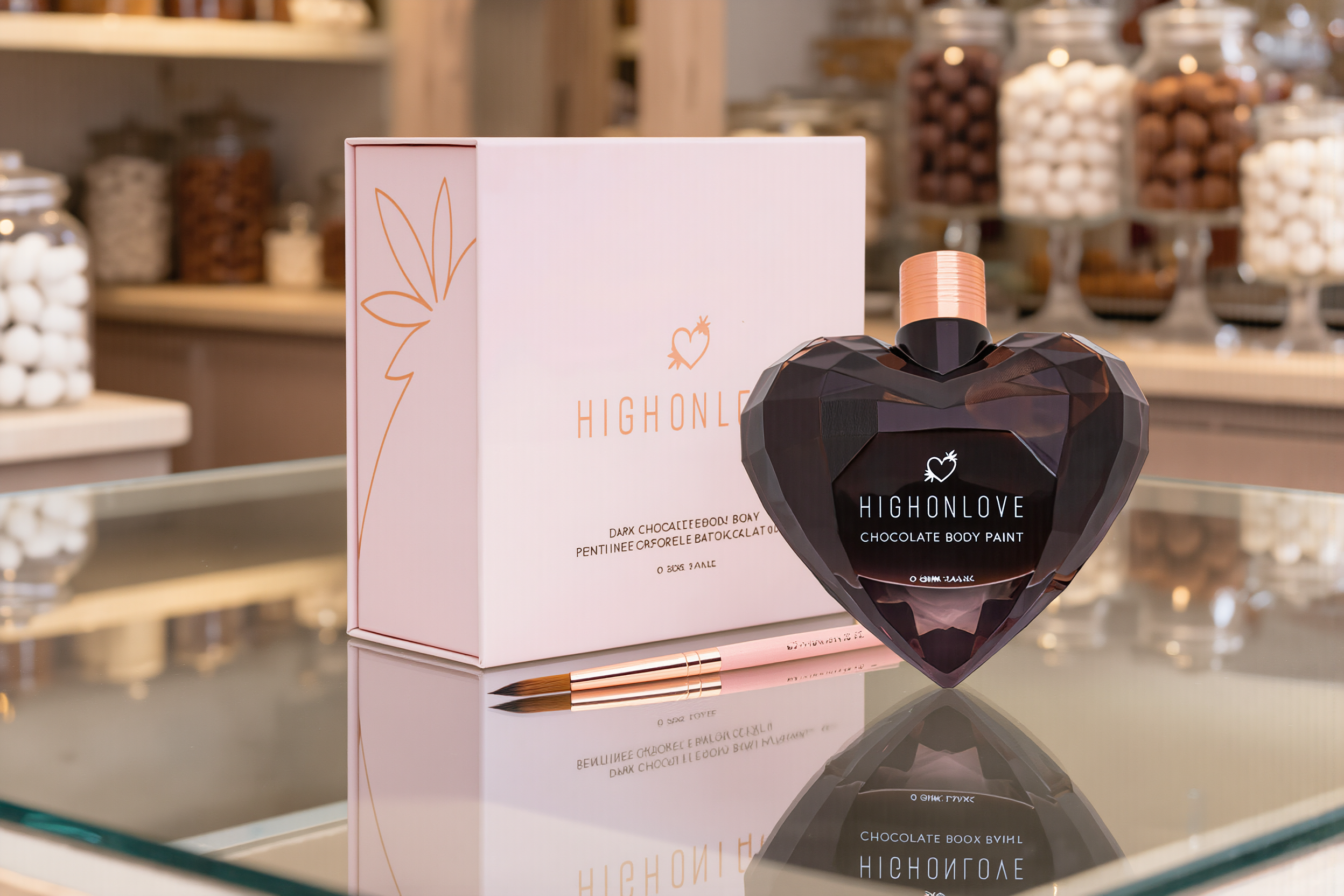 HighOnLove Dark Chocolate Body Paint