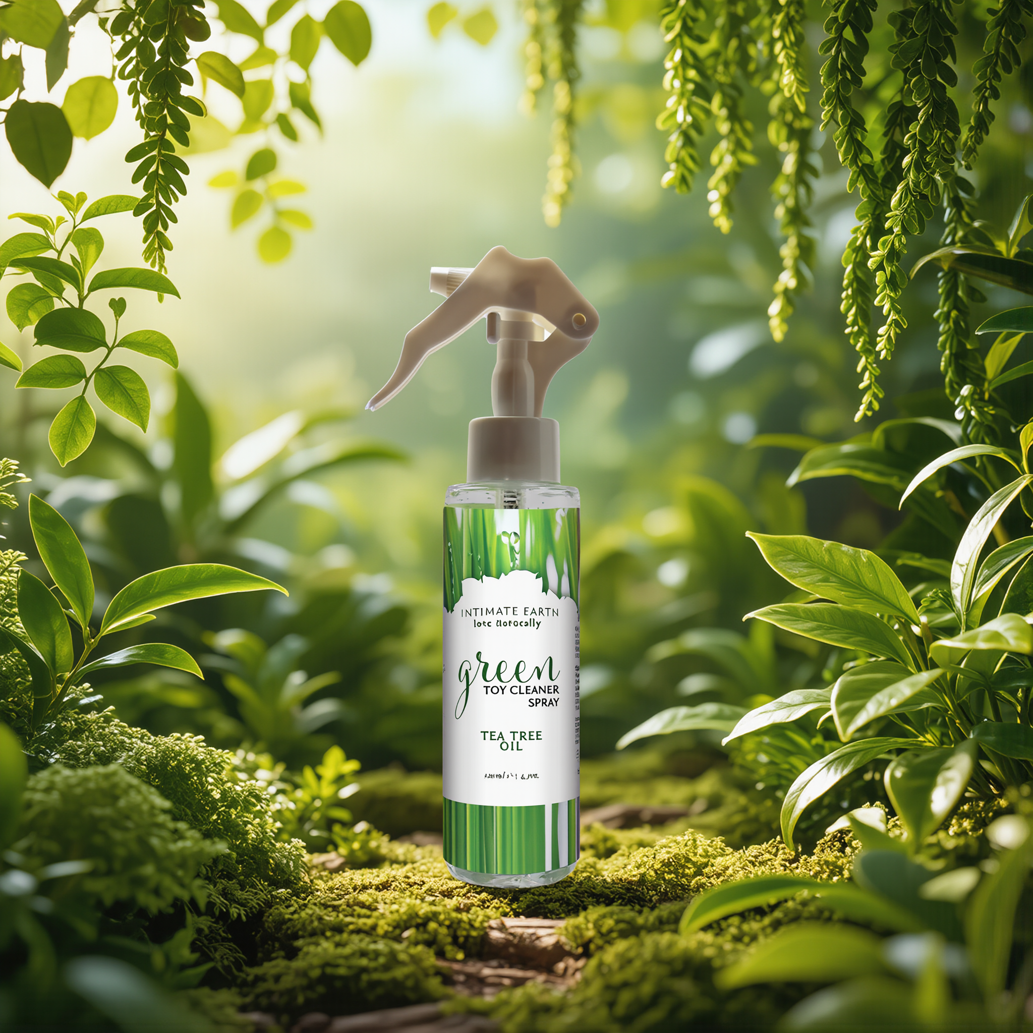 Intimate Earth Green Toy Cleaner Spray with Tea Tree Oil 4.1 oz.