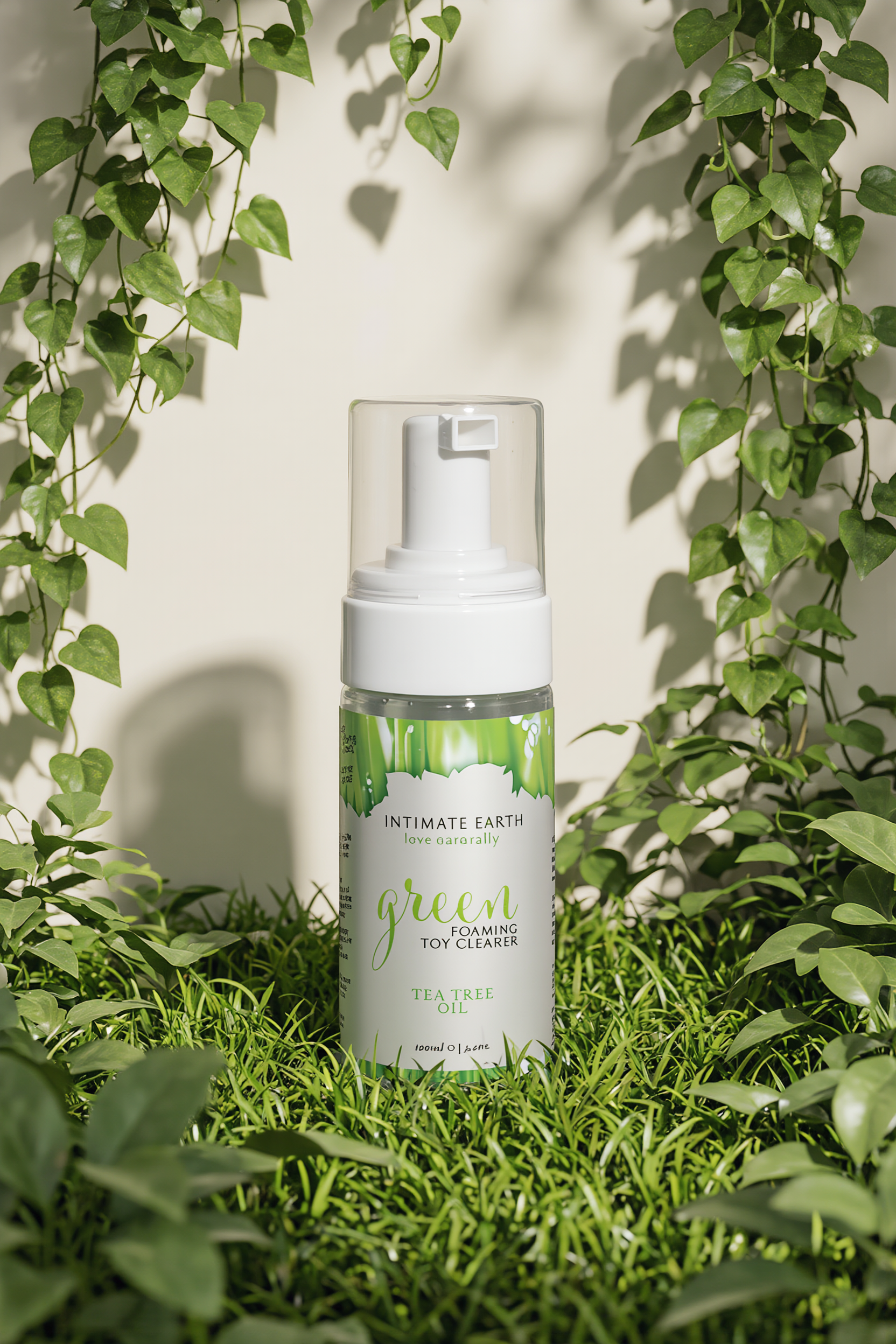 Intimate Earth Green Foaming Toy Cleaner with Tea Tree Oil 3.4 oz.