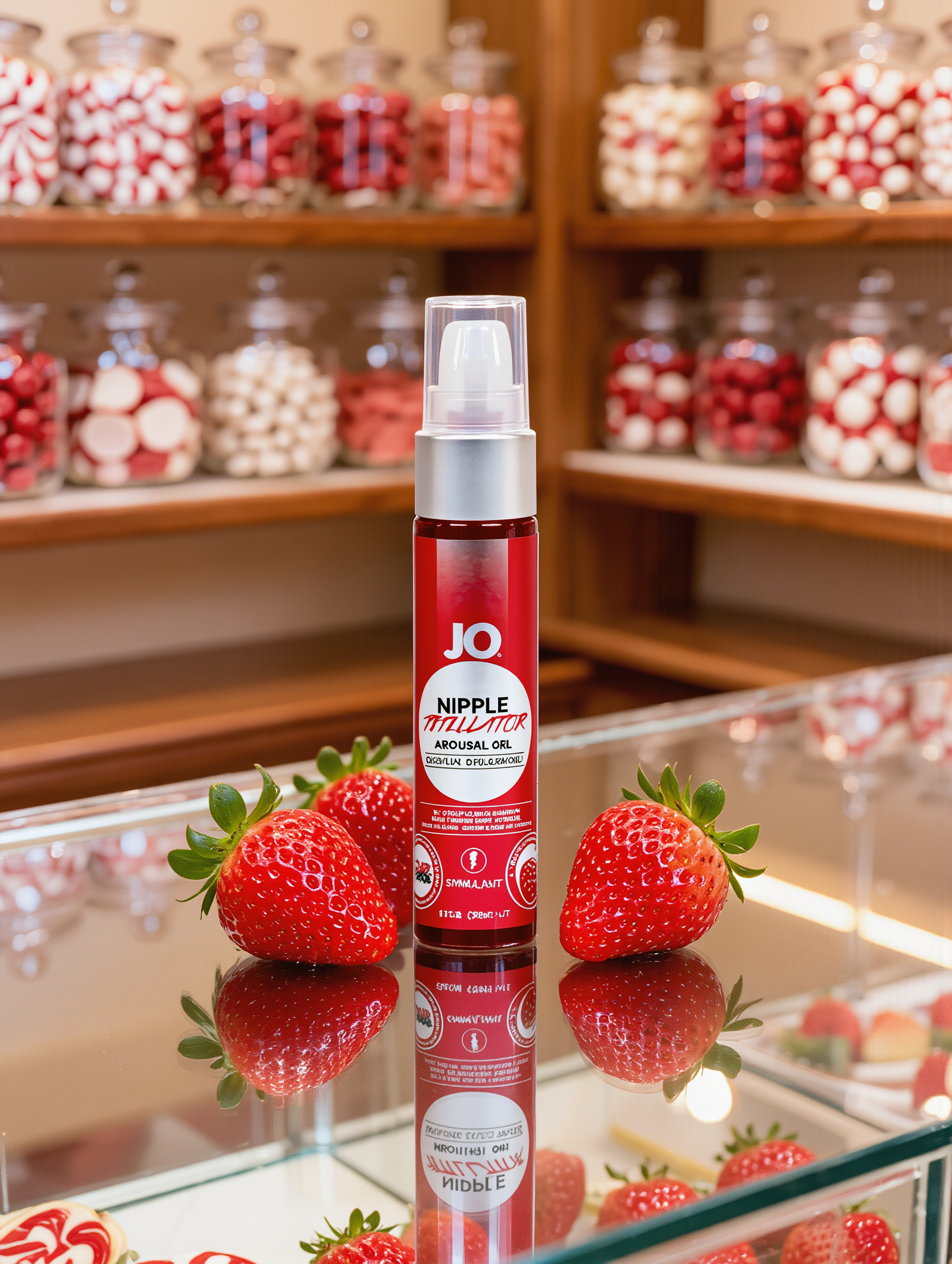 JO Nipple Titillator Arousal Gel Strawberry 1 oz.