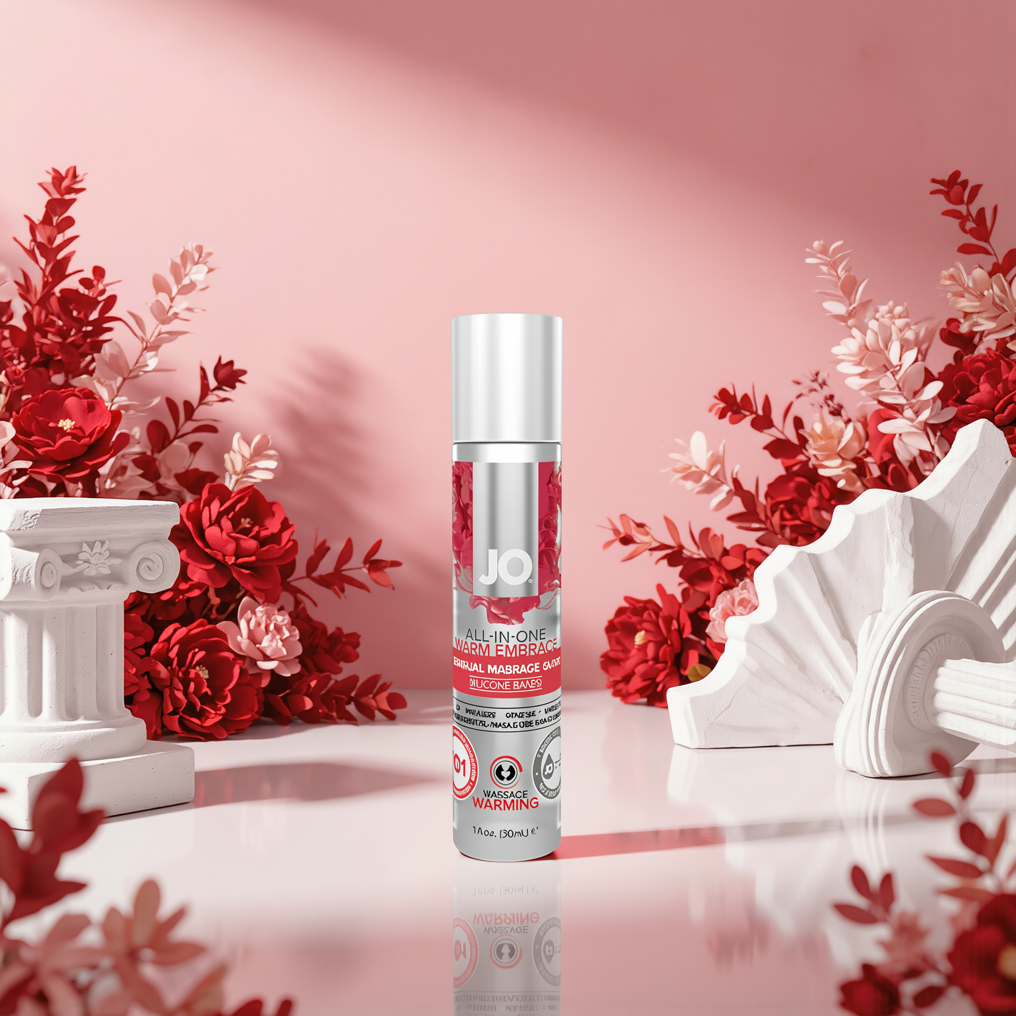 JO All-In-One Sensual Massage Glide Warming 1 oz.
