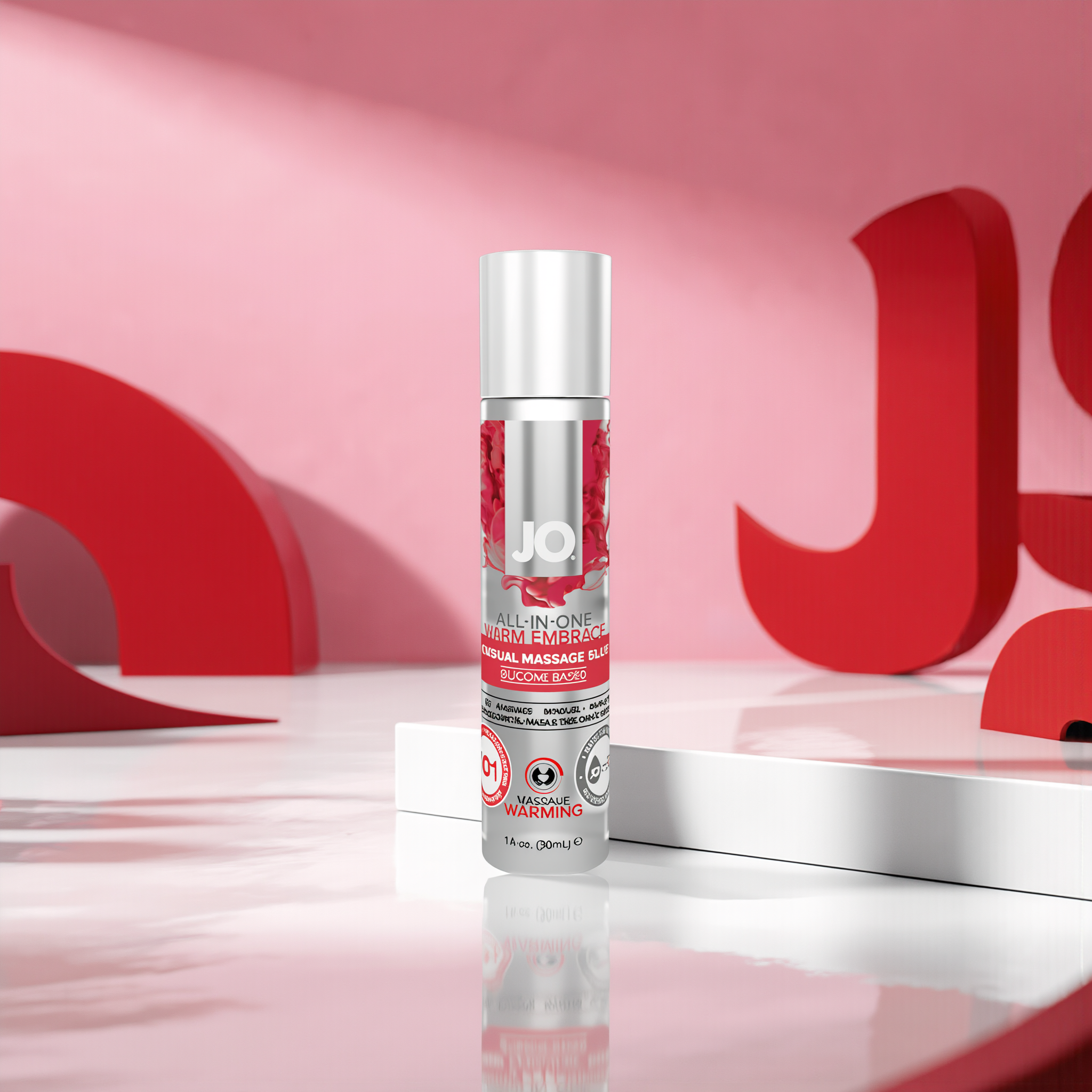 JO All-In-One Sensual Massage Glide Warming 1 oz.