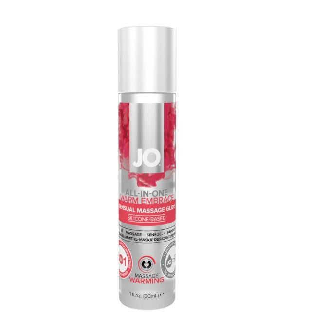 JO All-In-One Sensual Massage Glide Warming 1 oz.