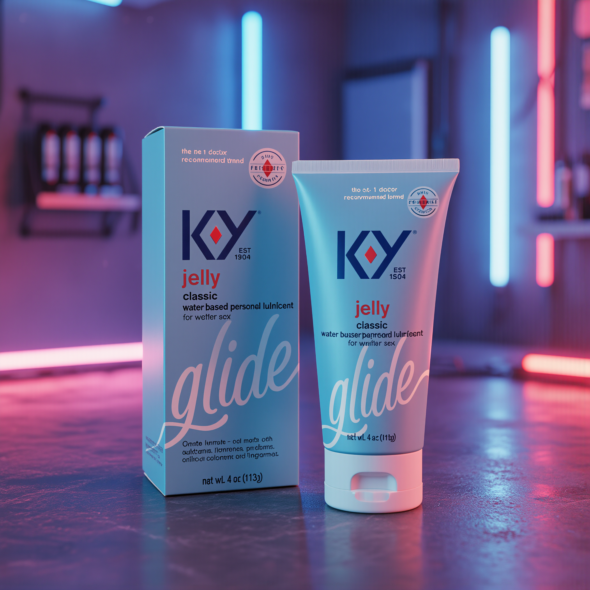K-Y Jelly Classic Personal Lubricant 4 oz. Tube