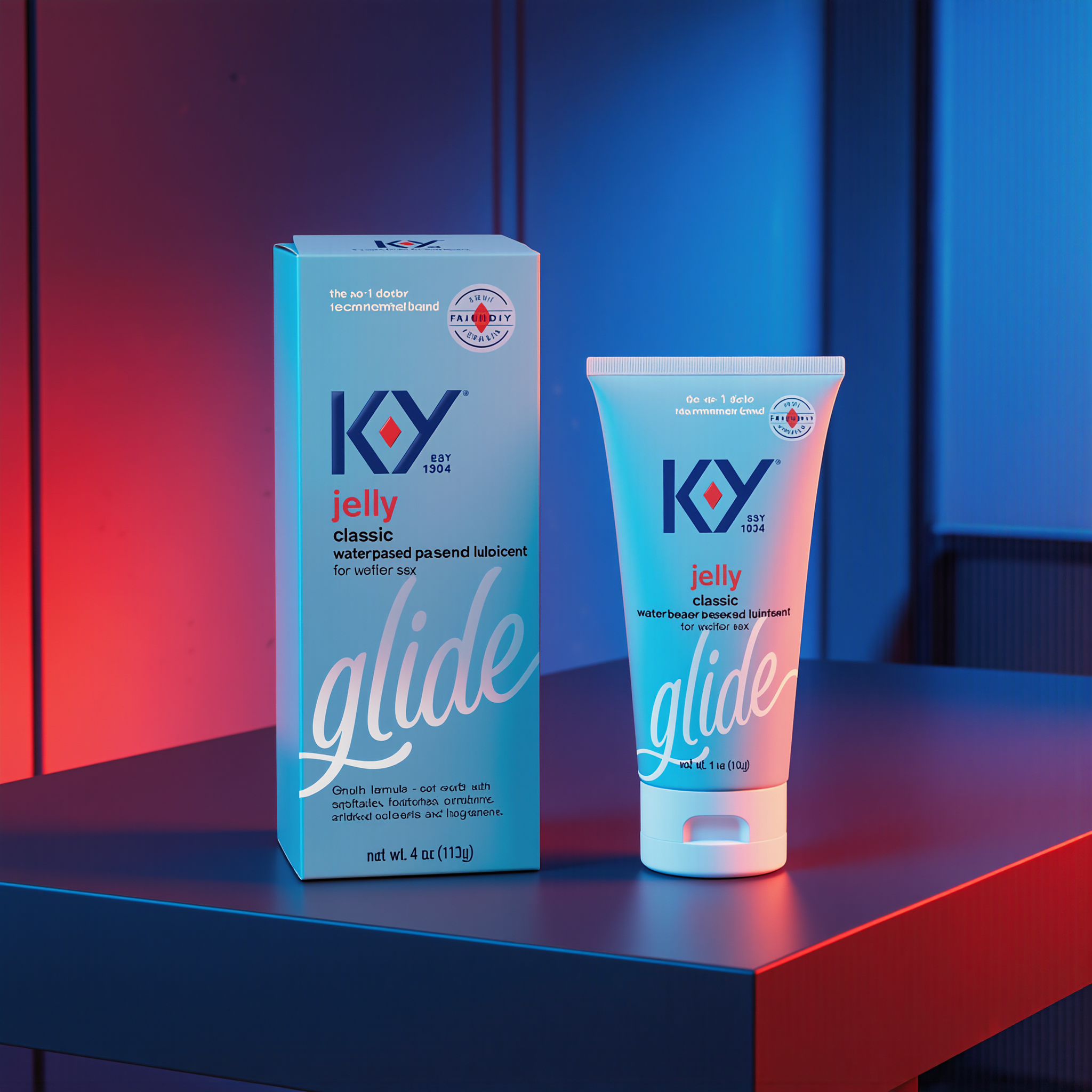 K-Y Jelly Classic Personal Lubricant 4 oz. Tube