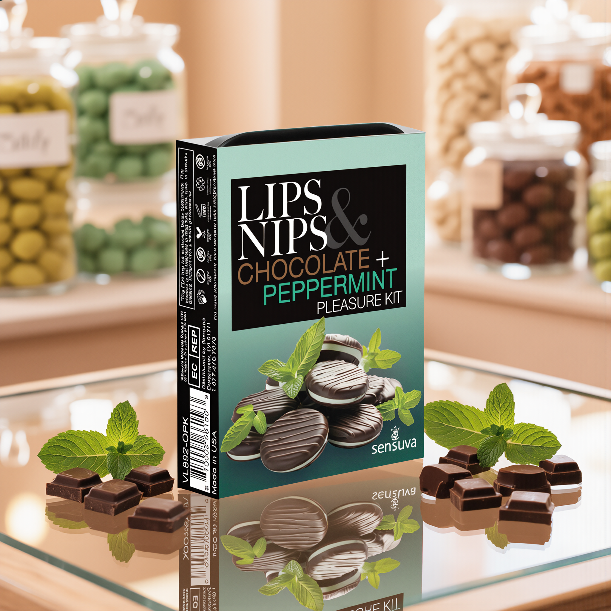 Sensuva Lips & Nips Pleasure Kit Chocolate Strawberry
