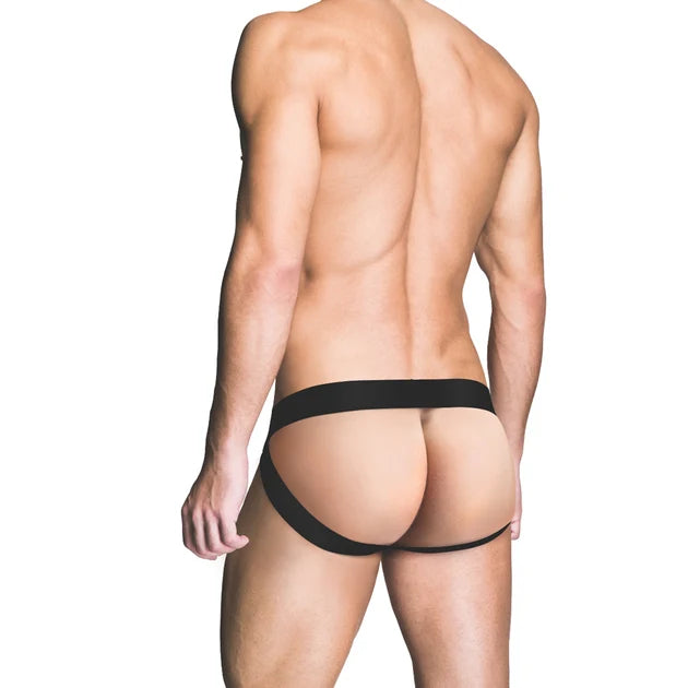 Prowler RED Wetlook Assless Jock Strap Black
