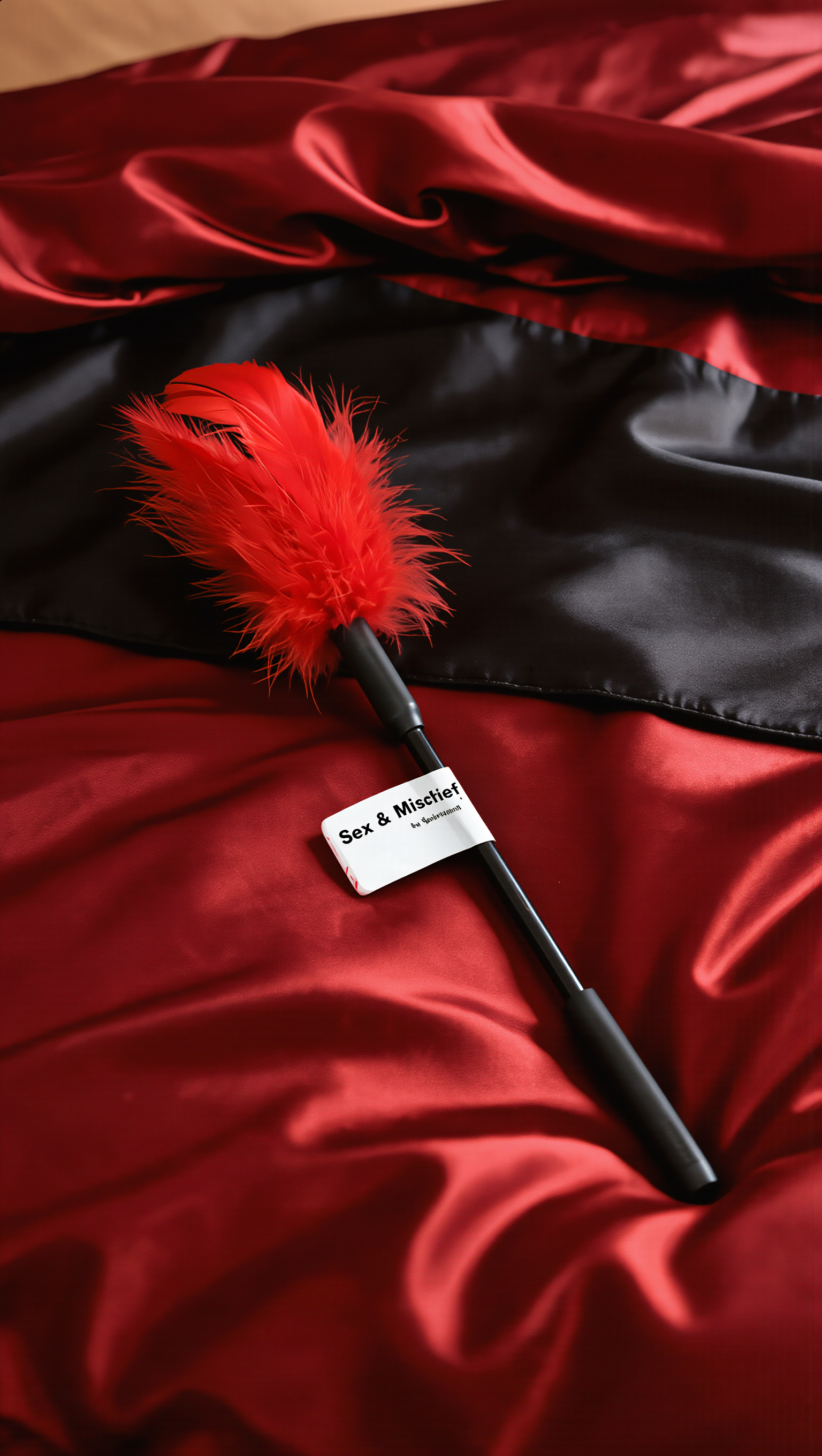Sportsheets Sex & Mischief Feather Tickler Red