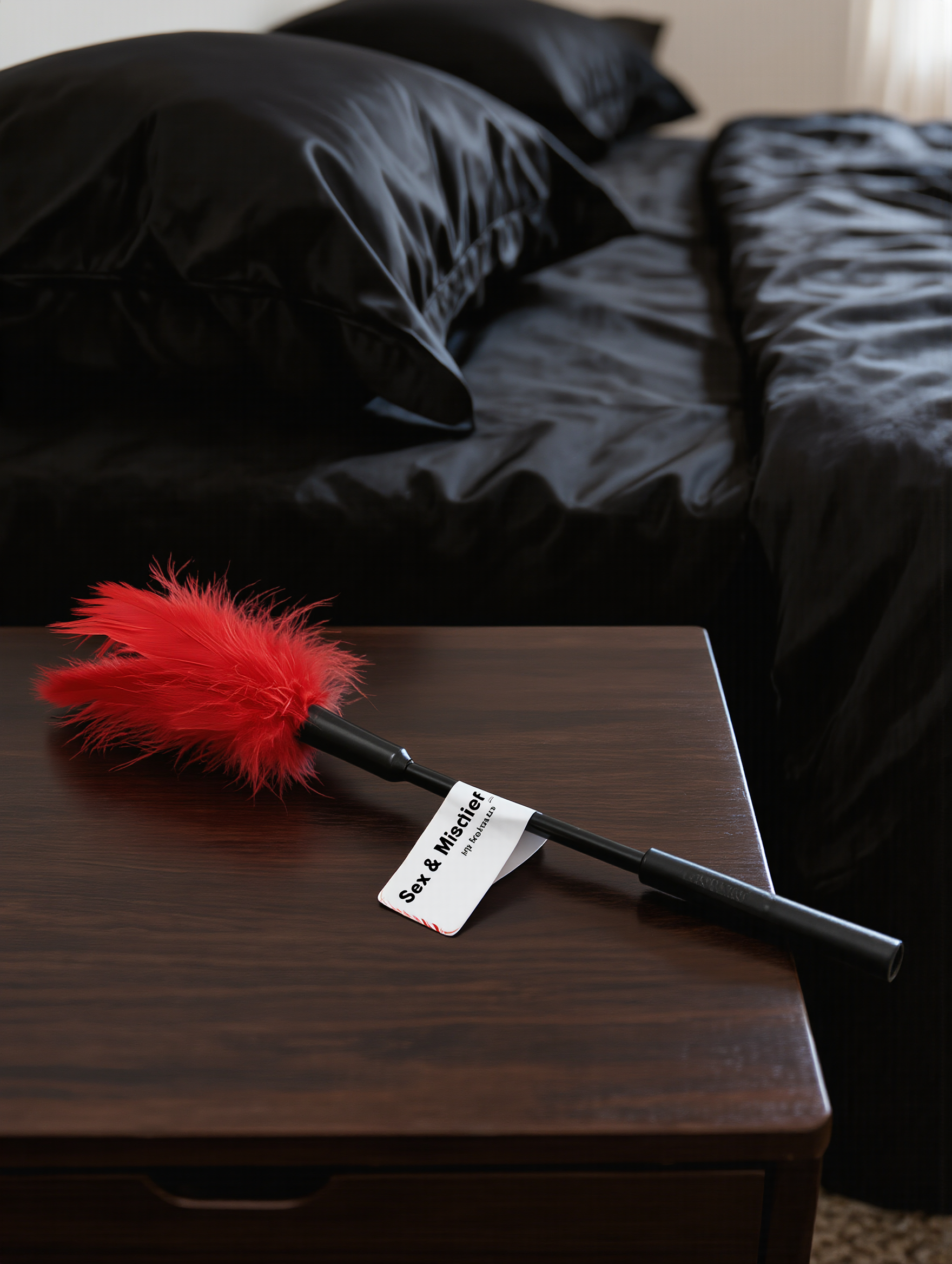 Sportsheets Sex & Mischief Feather Tickler Red