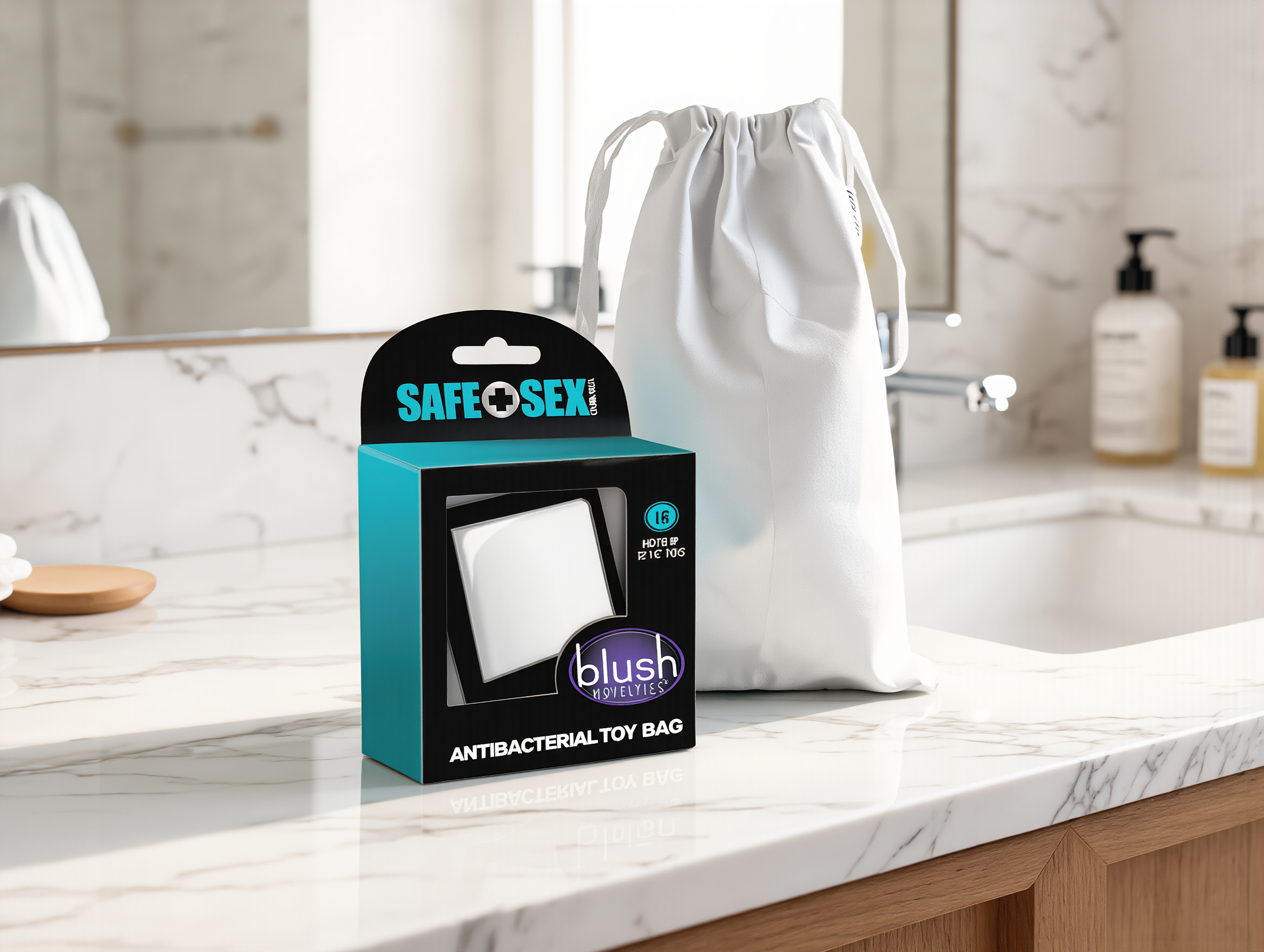 Safe Sex Antibacterial Toy Bag Large