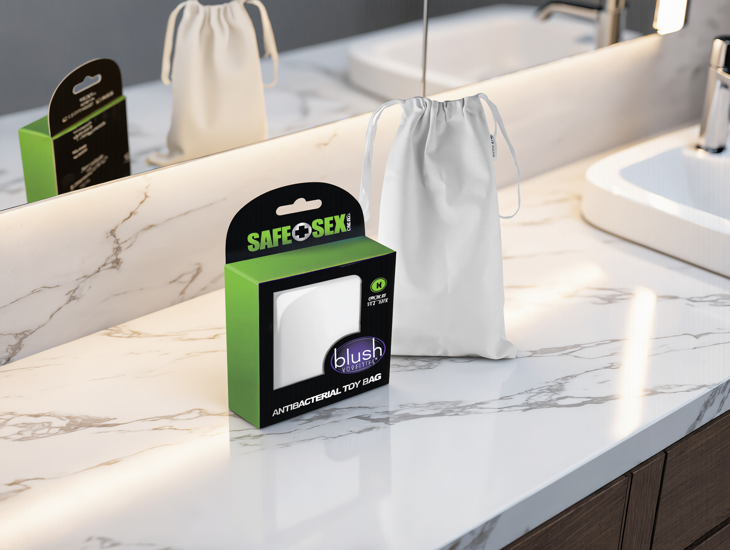 Safe Sex Antibacterial Toy Bag Large