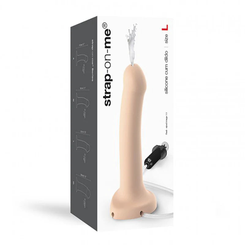 Strap-On-Me Silicone Cum Dildo Vanilla Large