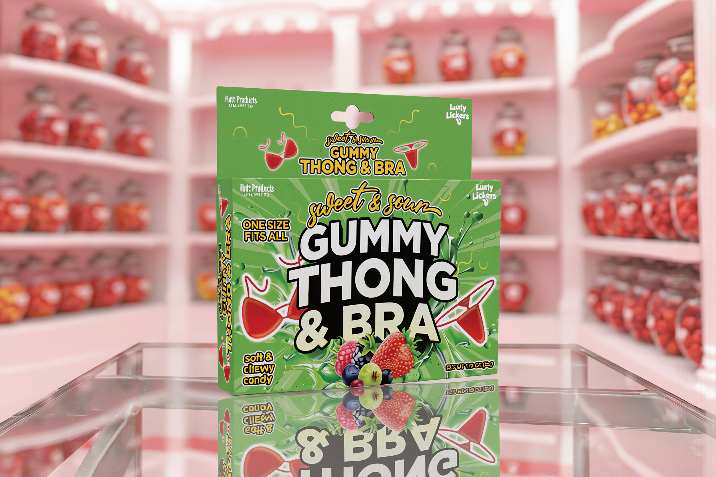 Sweet & Sour Gummy Thong and Bra