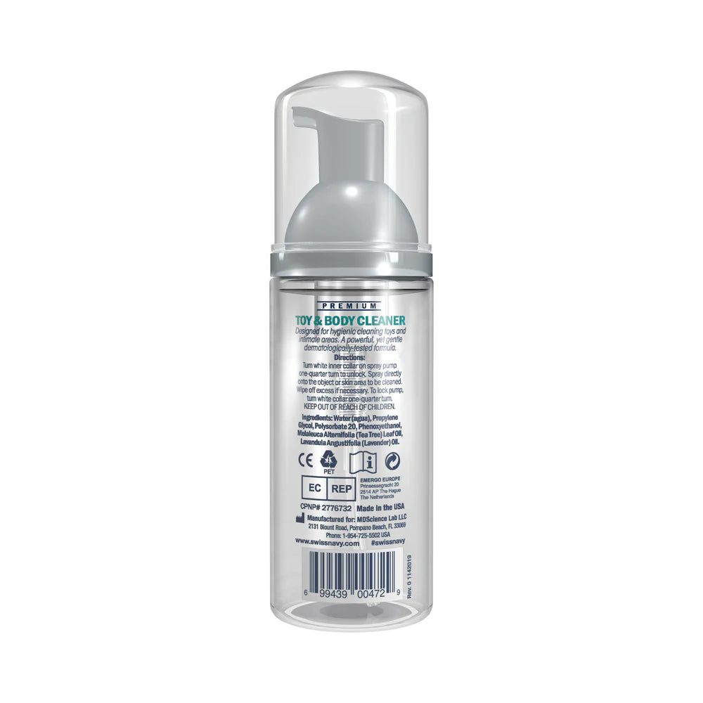 Swiss Navy Toy and Body Cleaner Foaming Dispenser