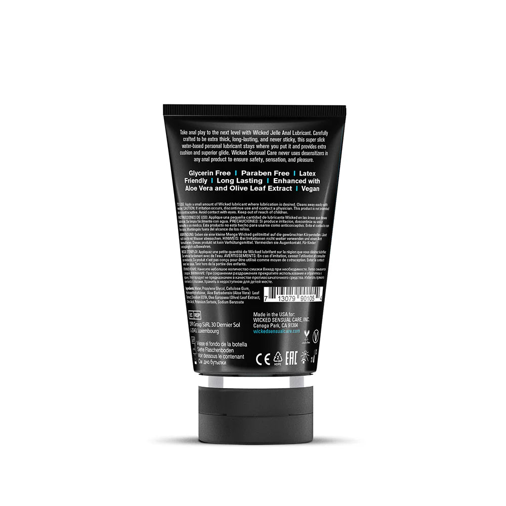 Wicked Jelle Water-Based Anal Lubricant