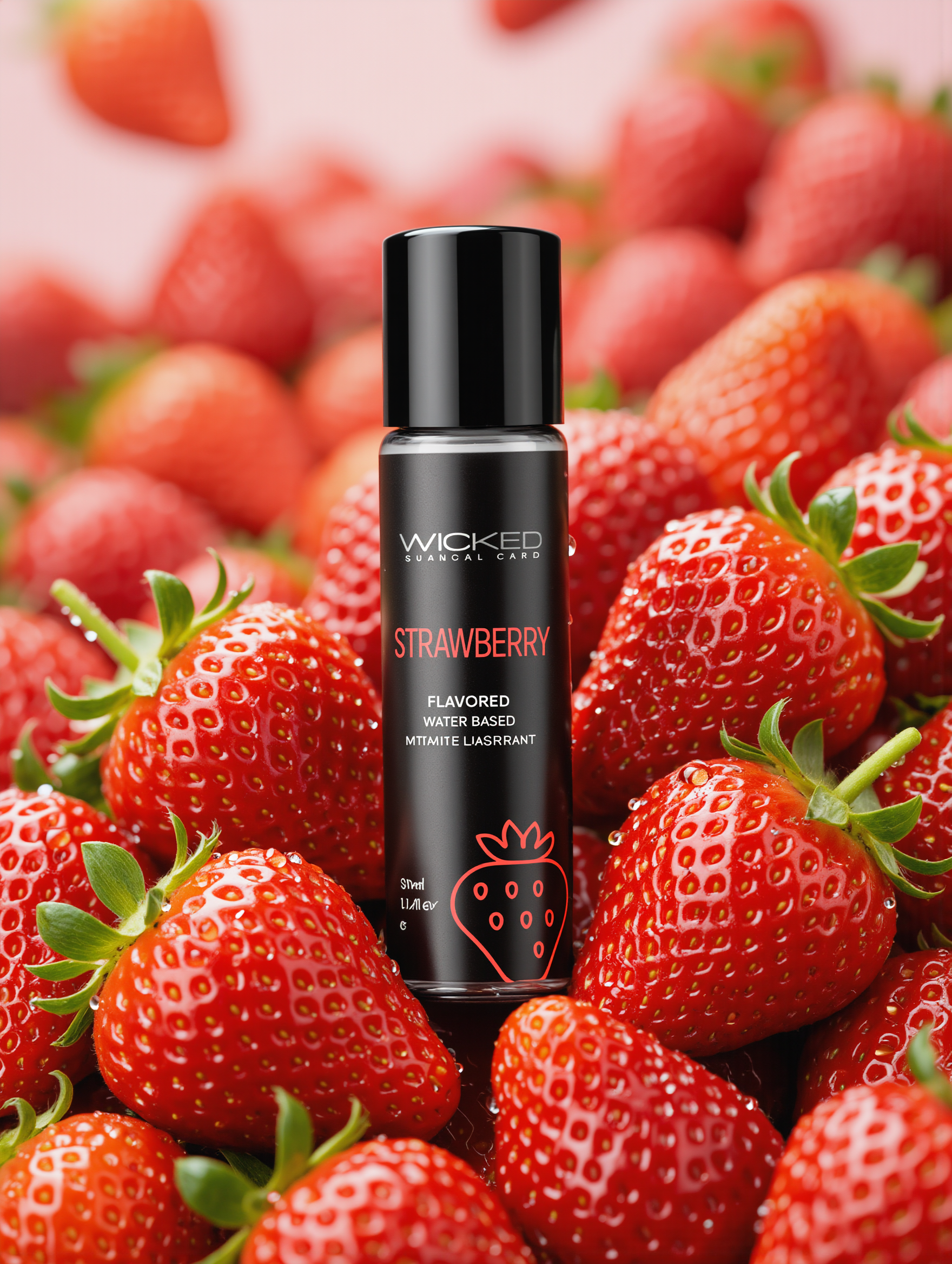 Wicked Aqua Strawberry Water-Based Lubricant