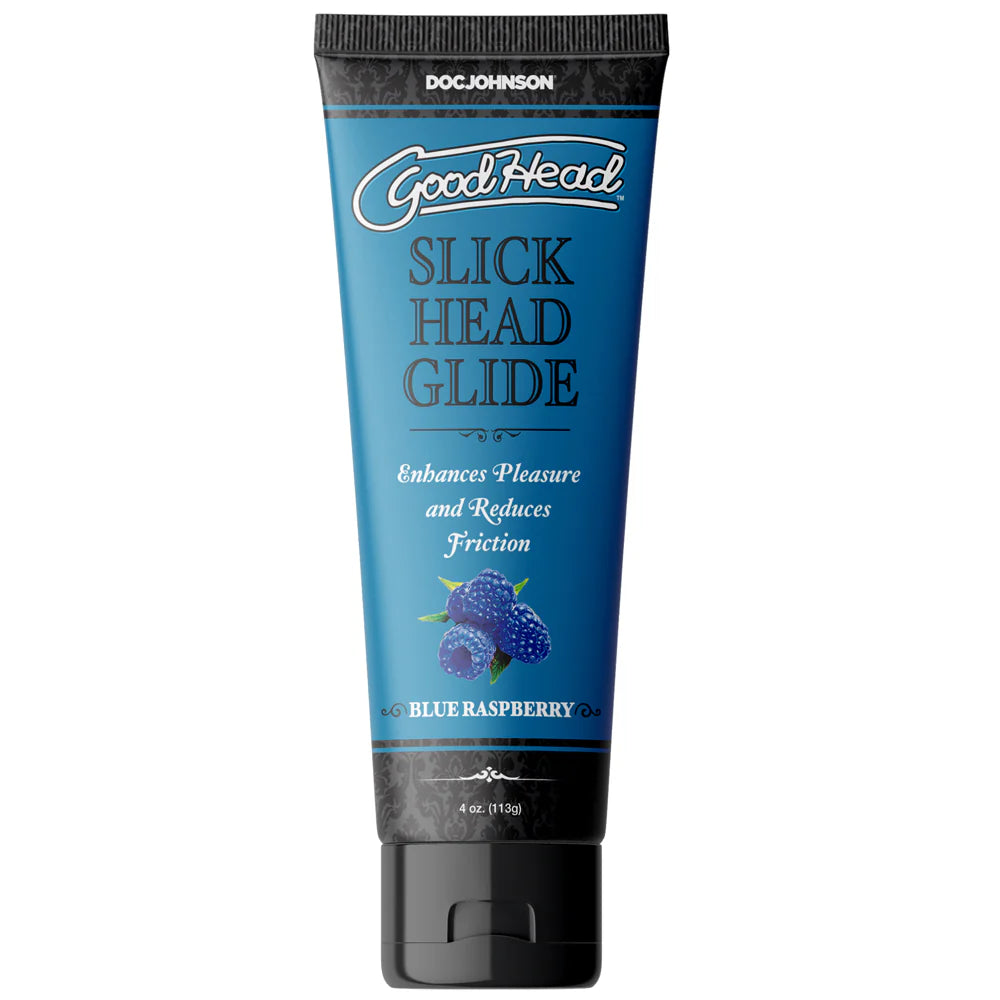 GoodHead Slick Head Glide Blue Raspberry 4 oz.