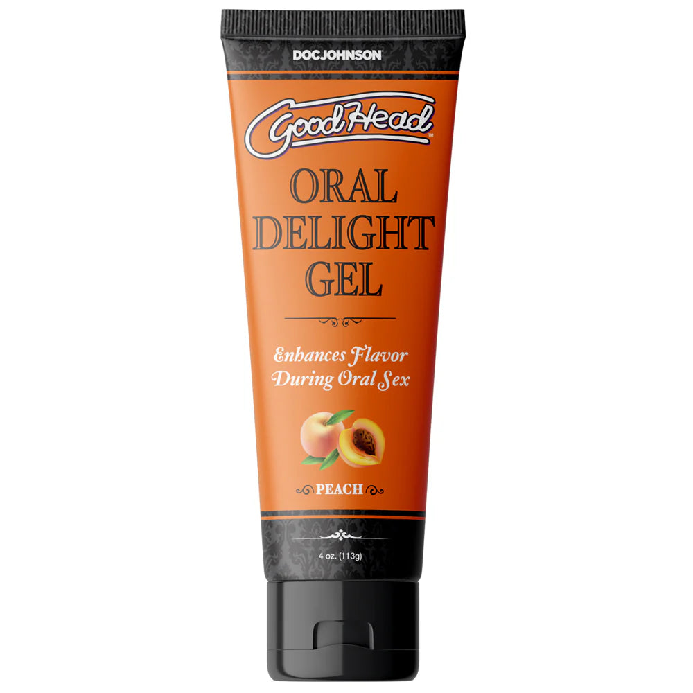 Good Head Oral Delight Gel Peach 4 oz.