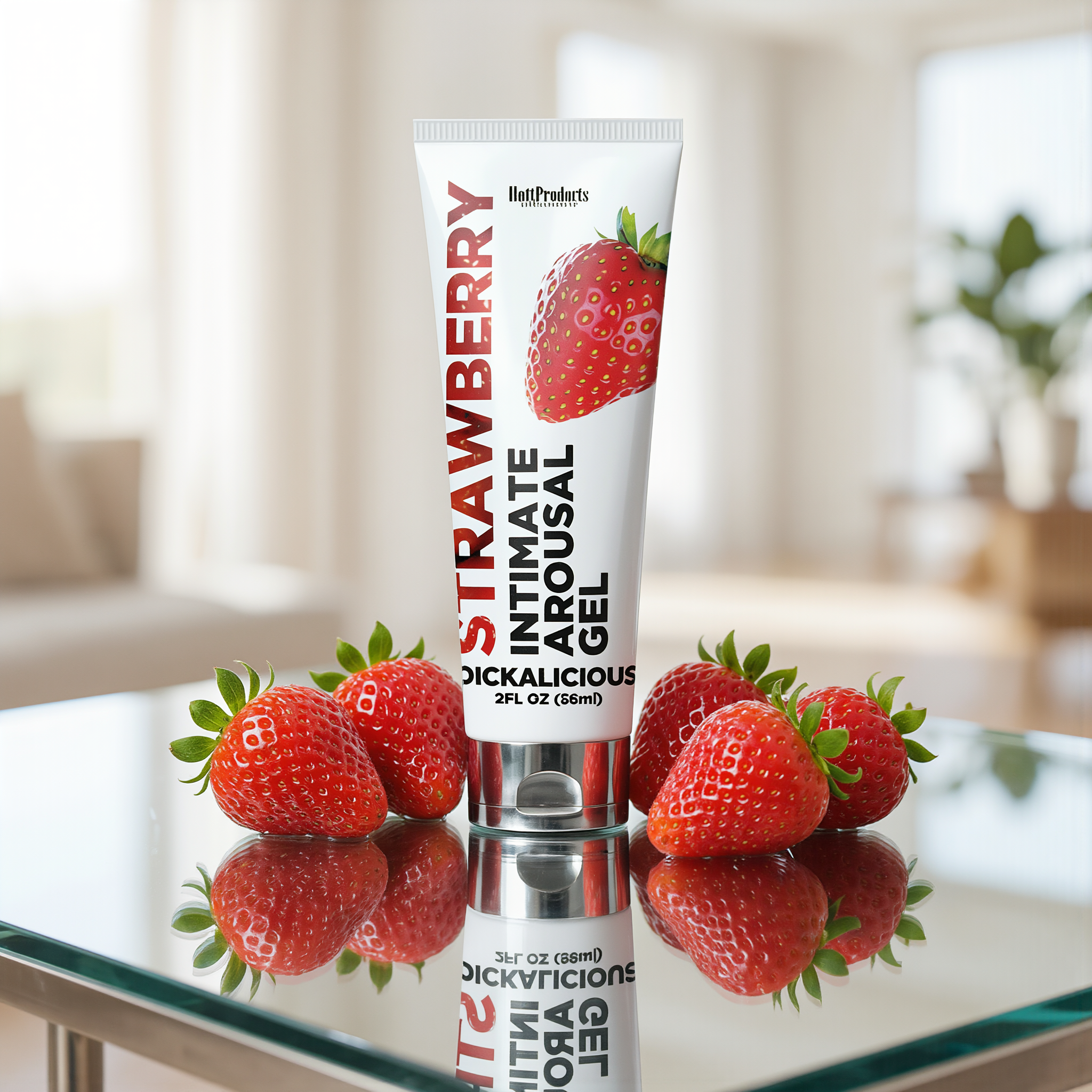 Dickalicious Intimate Arousal Gel Strawberry 2 oz.