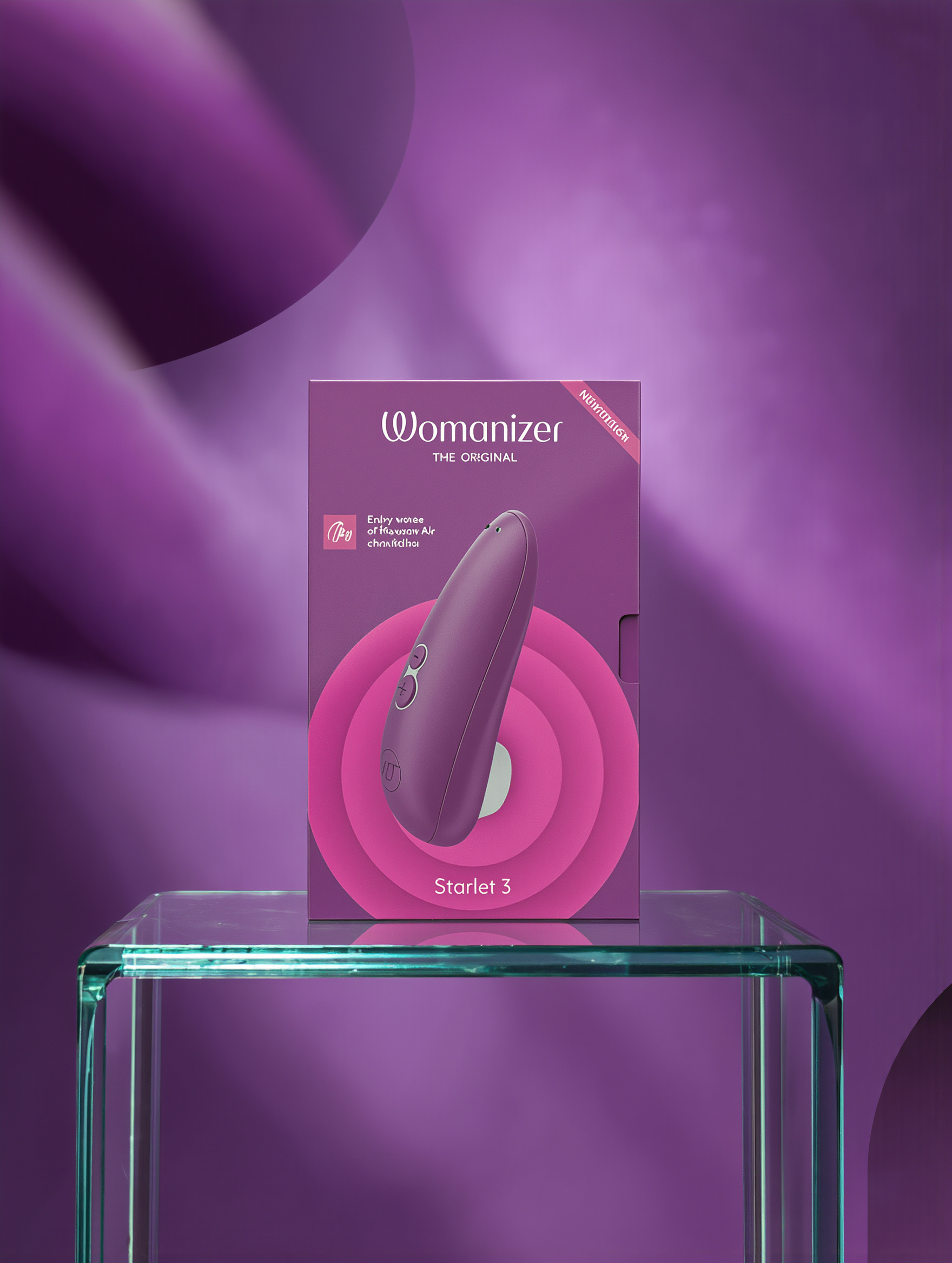 Womanizer Starlet 3 Rechargeable Silicone Compact Pleasure Air Clitoral Stimulator