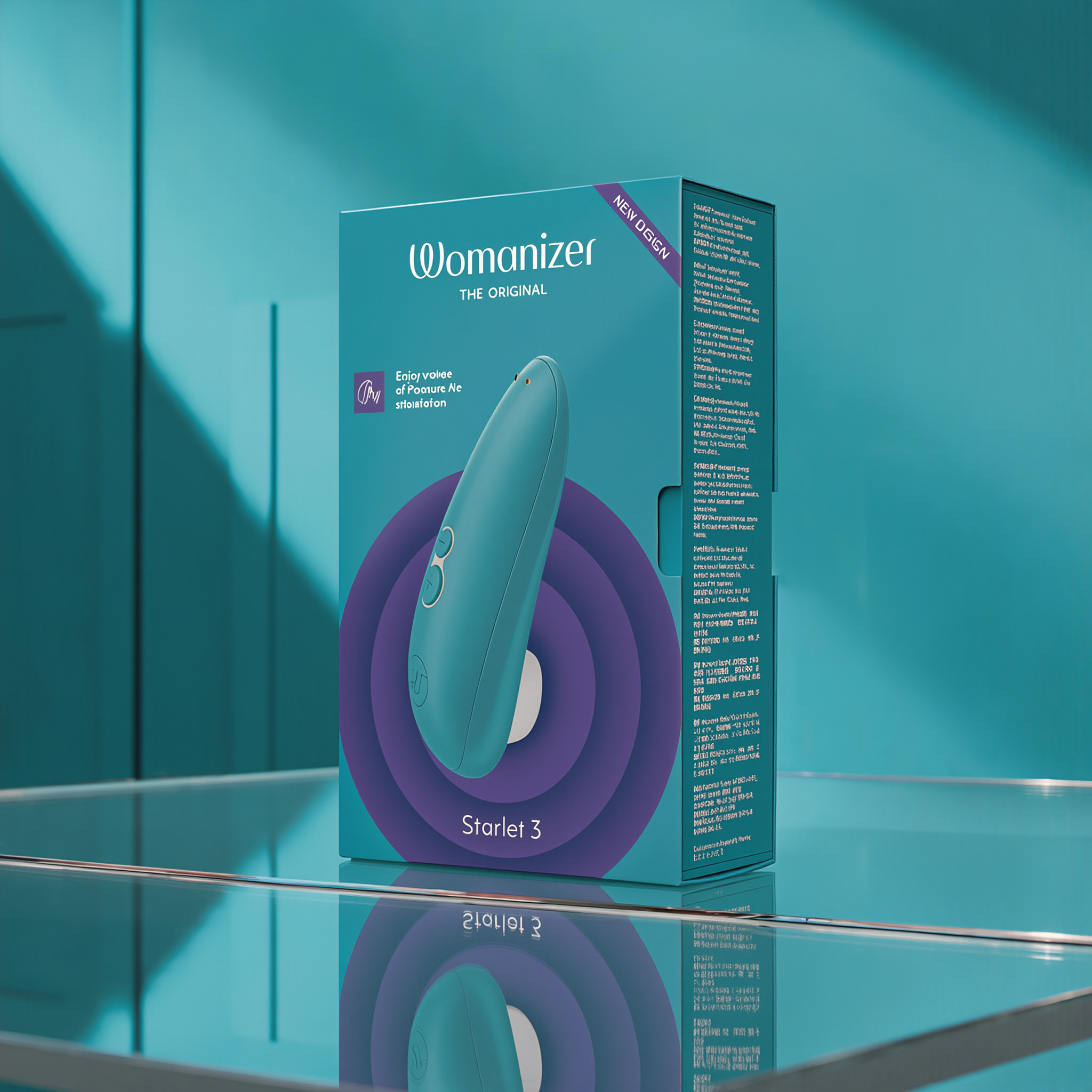 Womanizer Starlet 3 Rechargeable Silicone Compact Pleasure Air Clitoral Stimulator