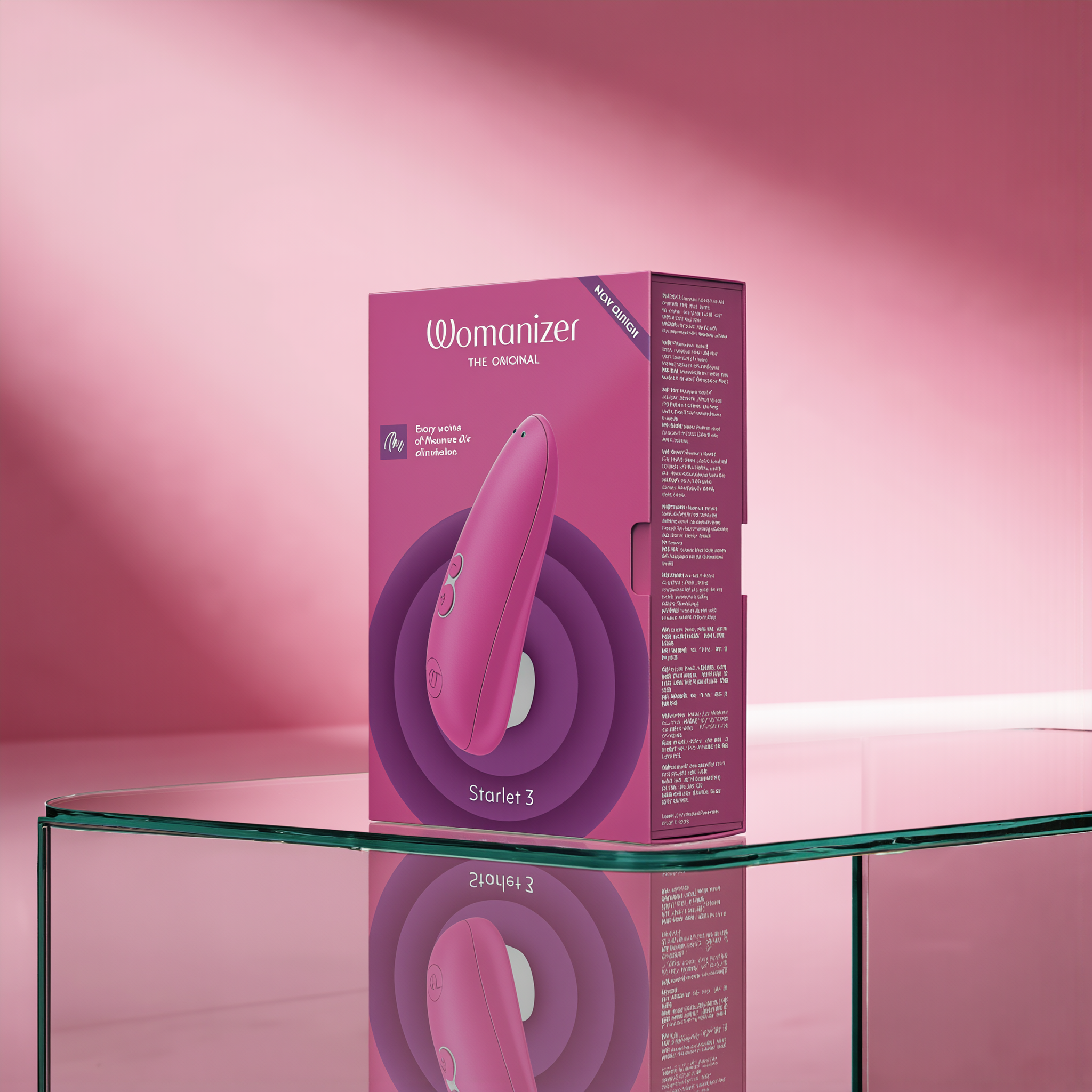 Womanizer Starlet 3 Rechargeable Silicone Compact Pleasure Air Clitoral Stimulator