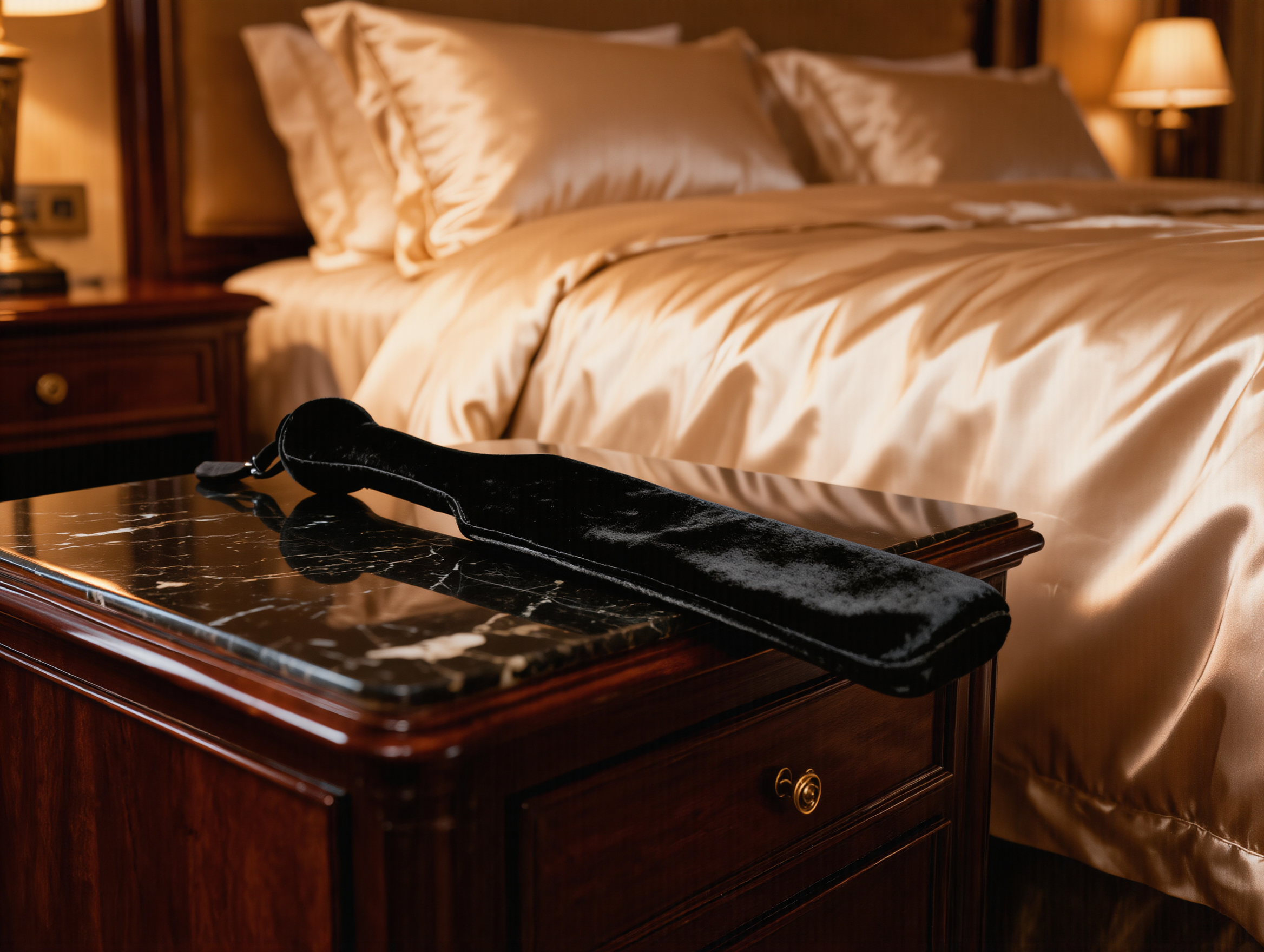Sportsheets Dual-Sided Leather & Fur Paddle