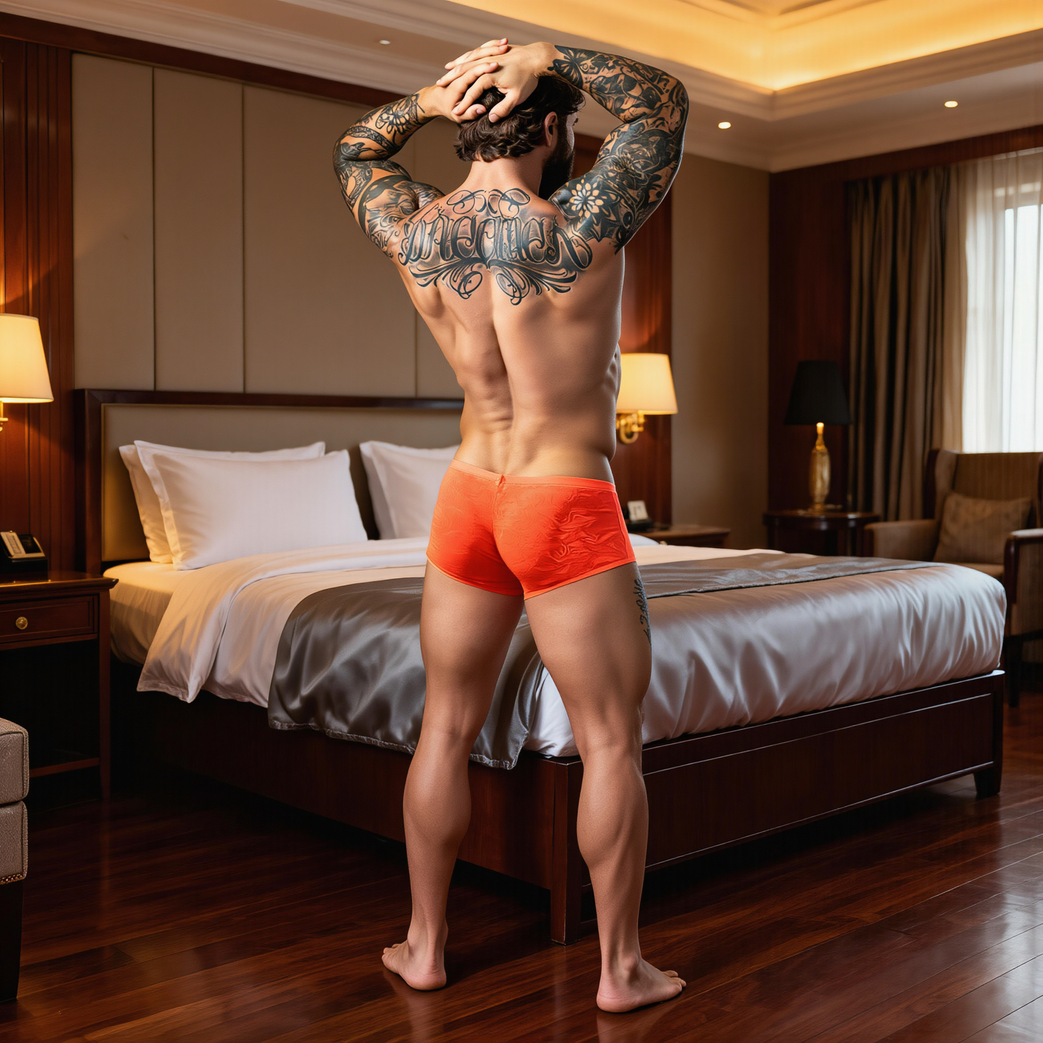 Male Power Kilauea Limited Edition Mini Short Coral