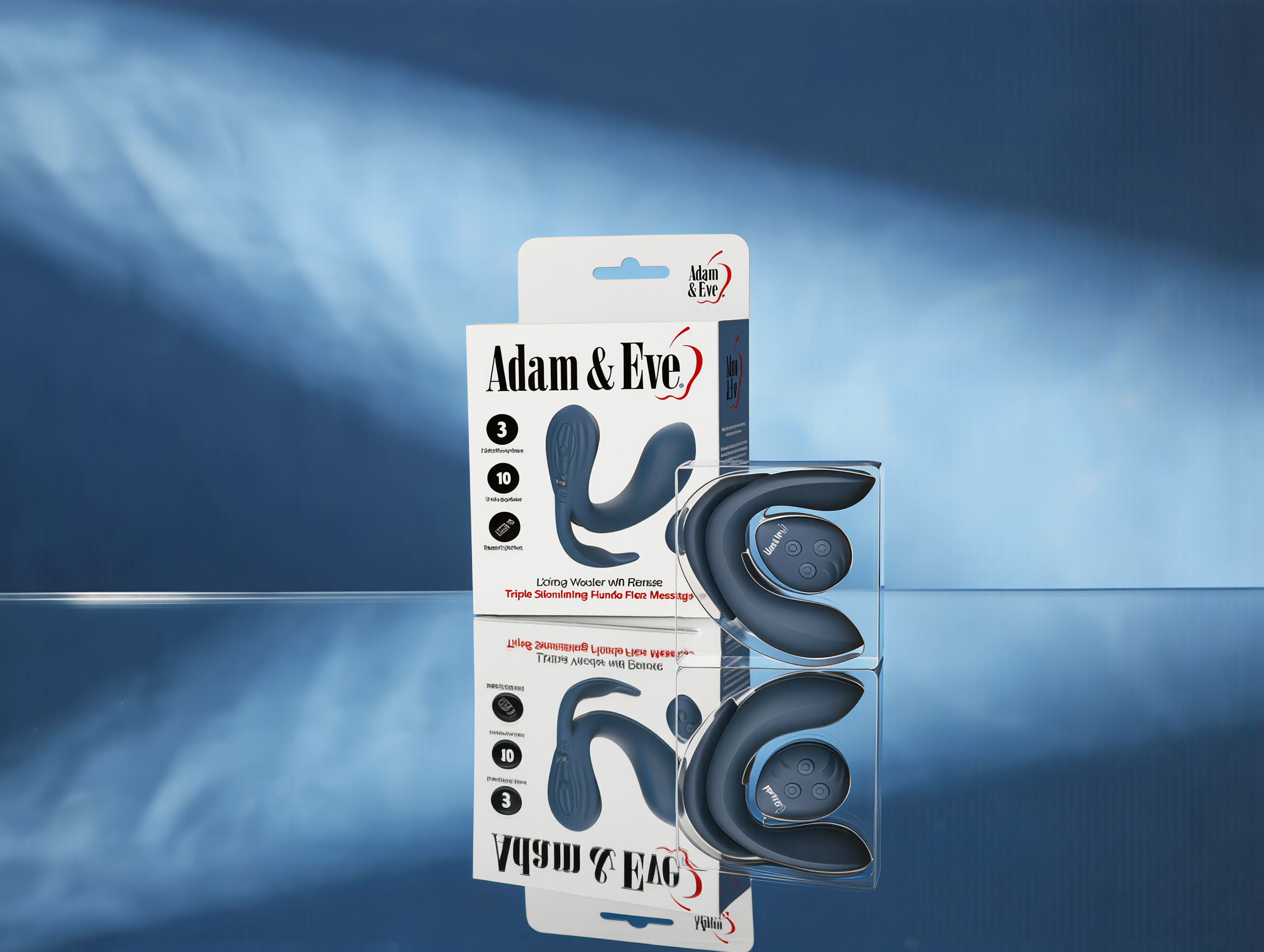 Adam & Eve Licking Vibrator with Remote