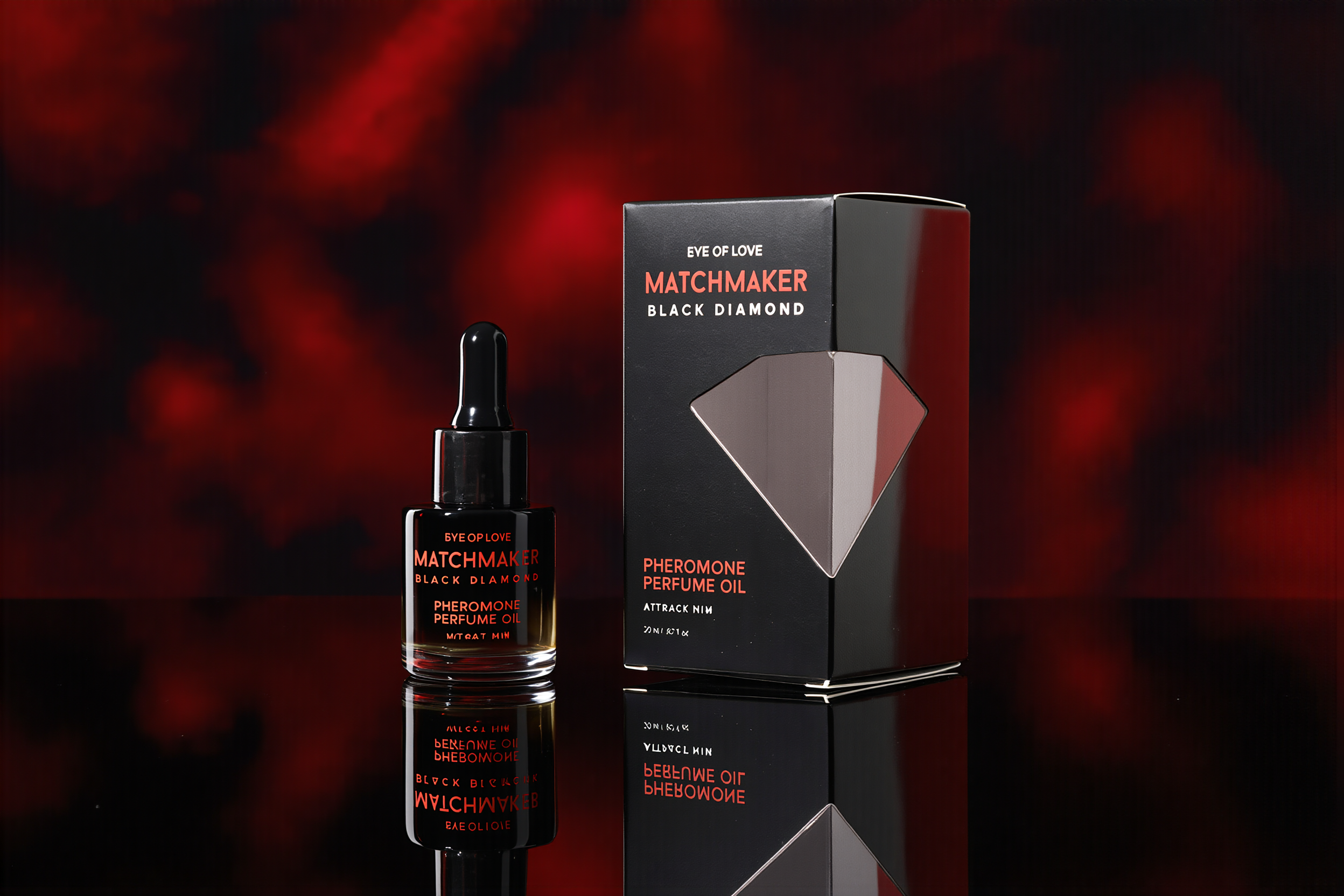 Eye of Love Pheromone Matchmaker Black Diamond Attract Him Perfume Oil 20 ml