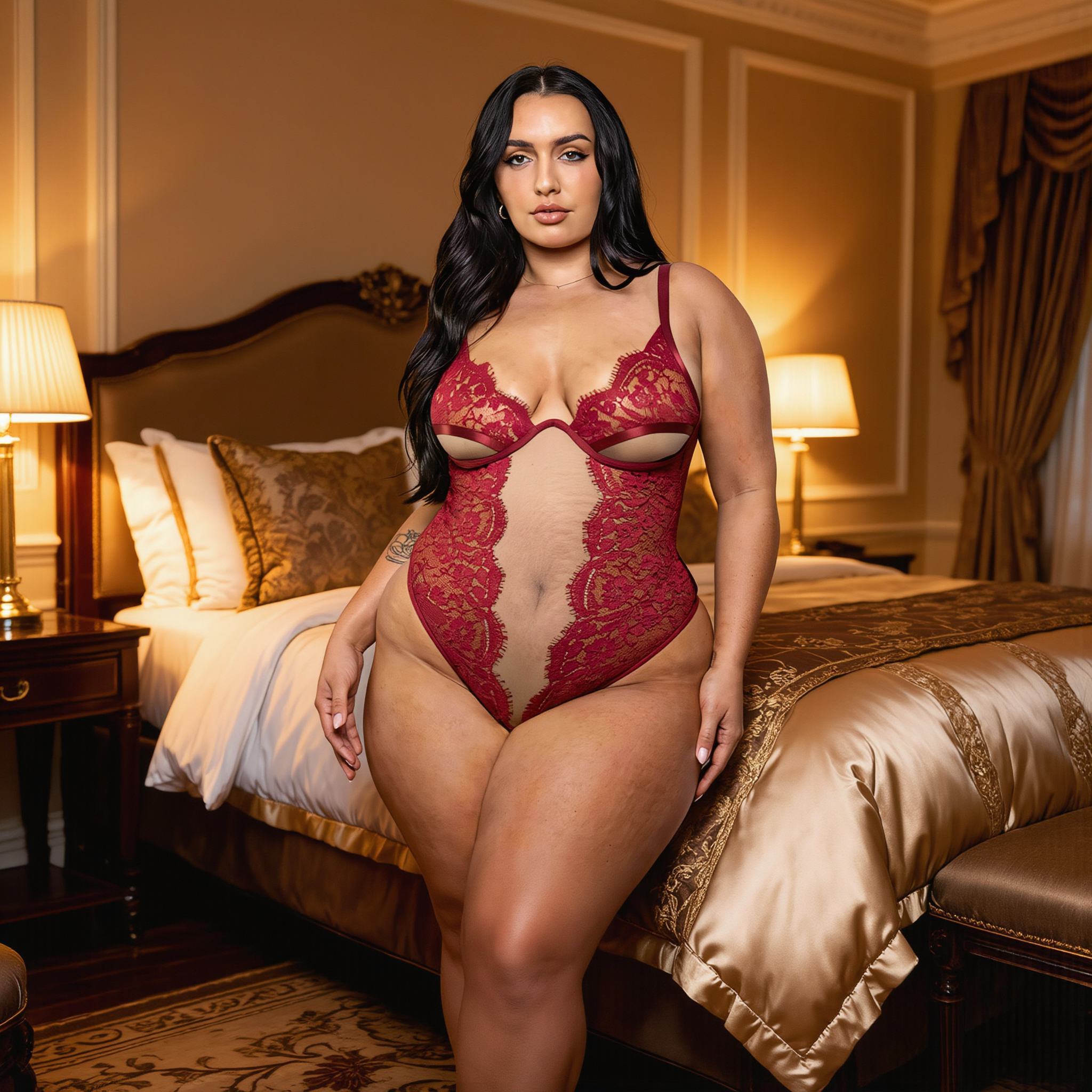 Fantasy Lingerie Elusive Anya Teddy with Underwire Cups 3XL/4XL