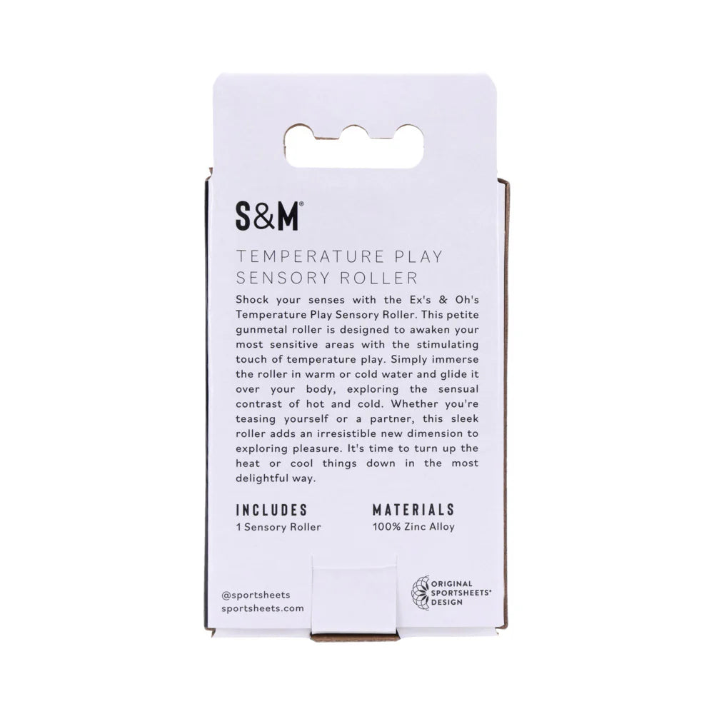 Sportsheets Sex & Mischief Ex's & Oh's Temperature Play Sensory Roller